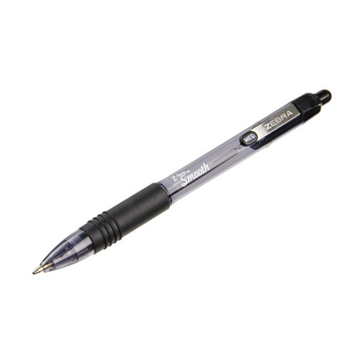 Picture of ZEBRA Z-GRIP SMOOTH BALL PEN BLACK 1.0MM